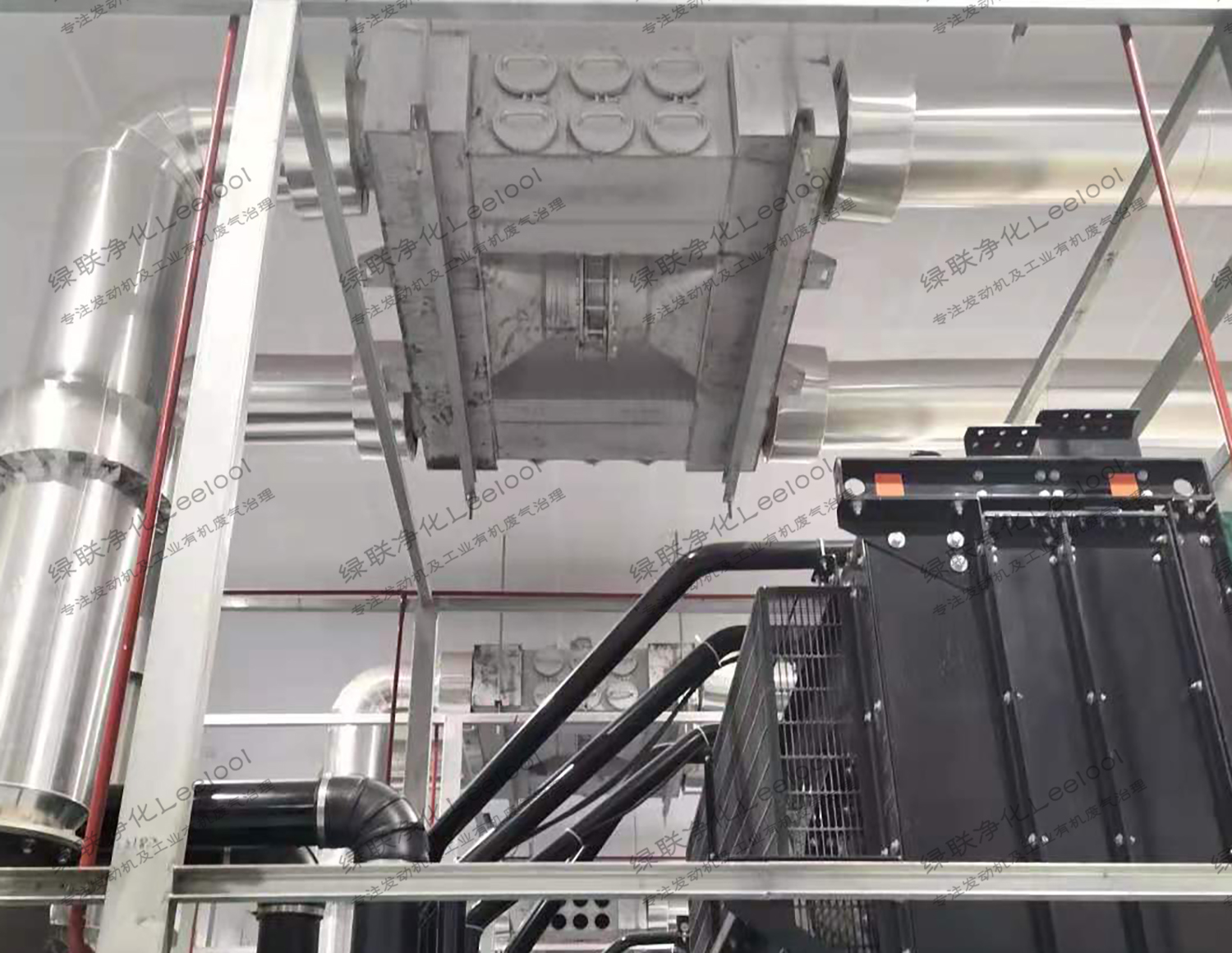 大排量發動機尾氣治理黑煙凈化器