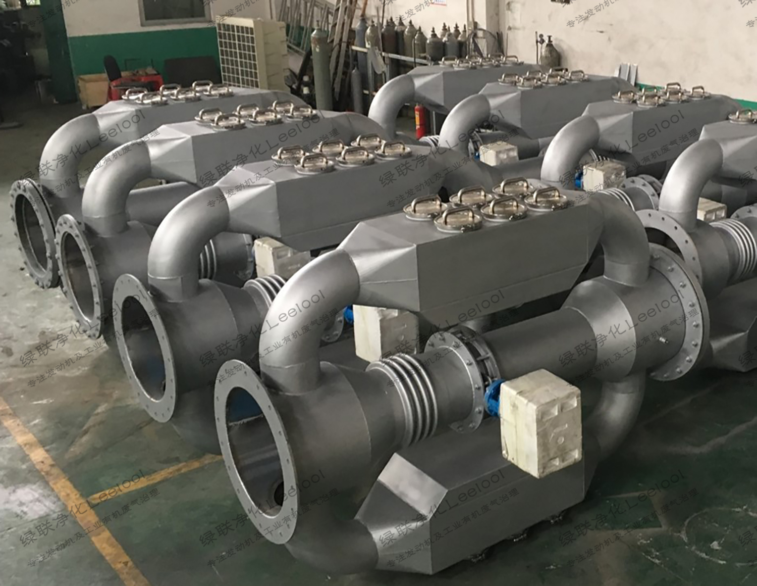 zhuanli結構雙聯式干式黑煙凈化器