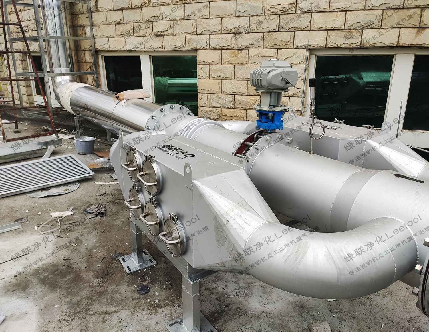 雙聯干式尾氣黑煙干式凈化器