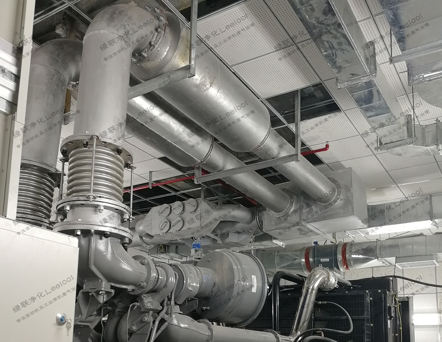 測試房發動機排煙凈化系統