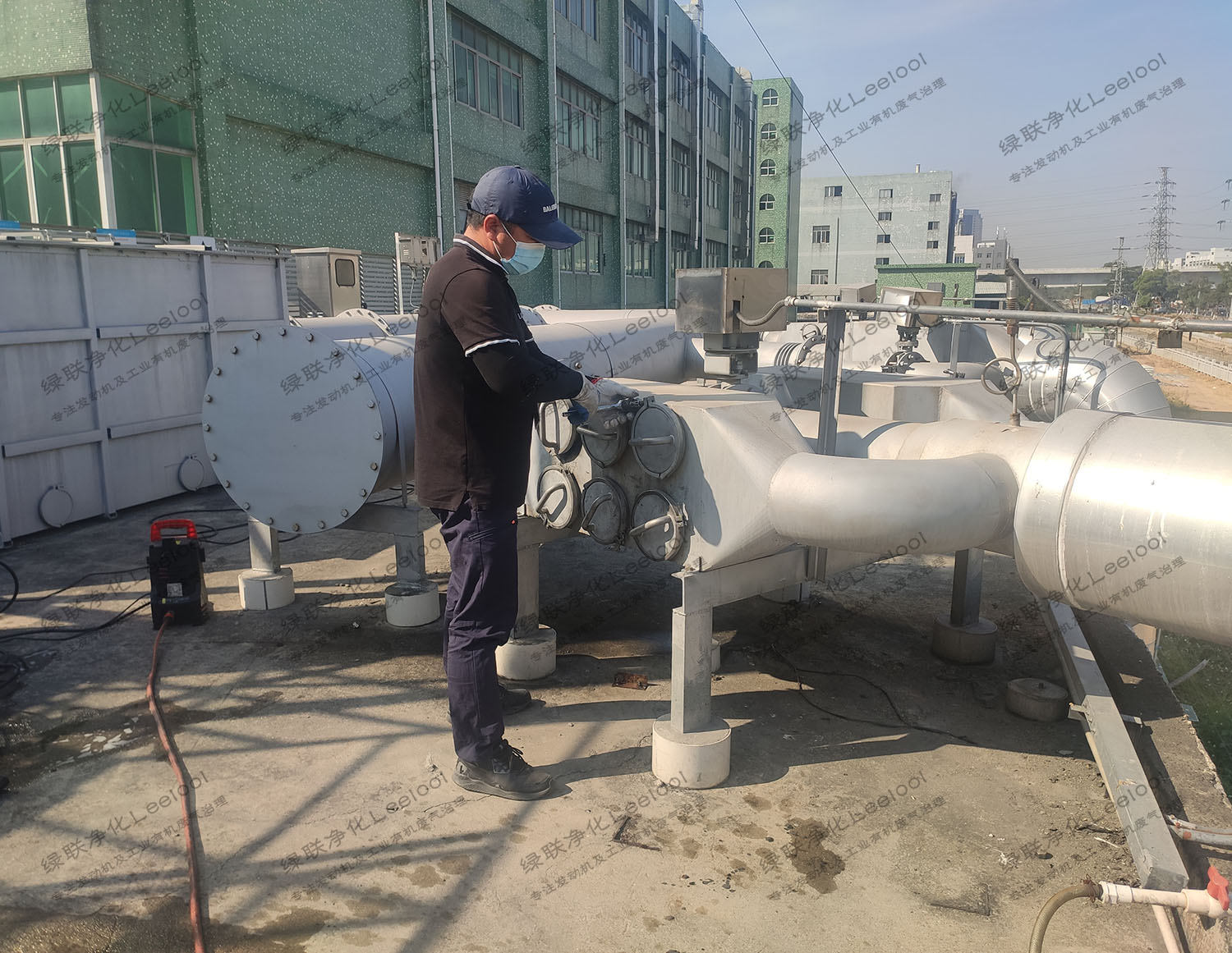 備用柴油發電機組干式黑煙凈化器