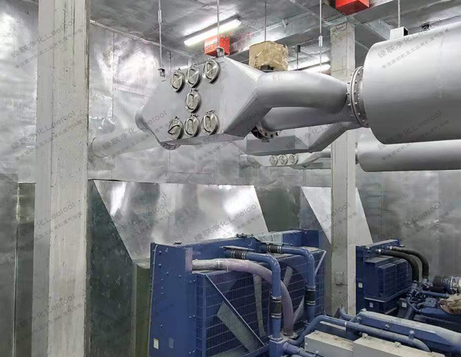 柴油發(fā)電機尾氣黑煙吸塵器