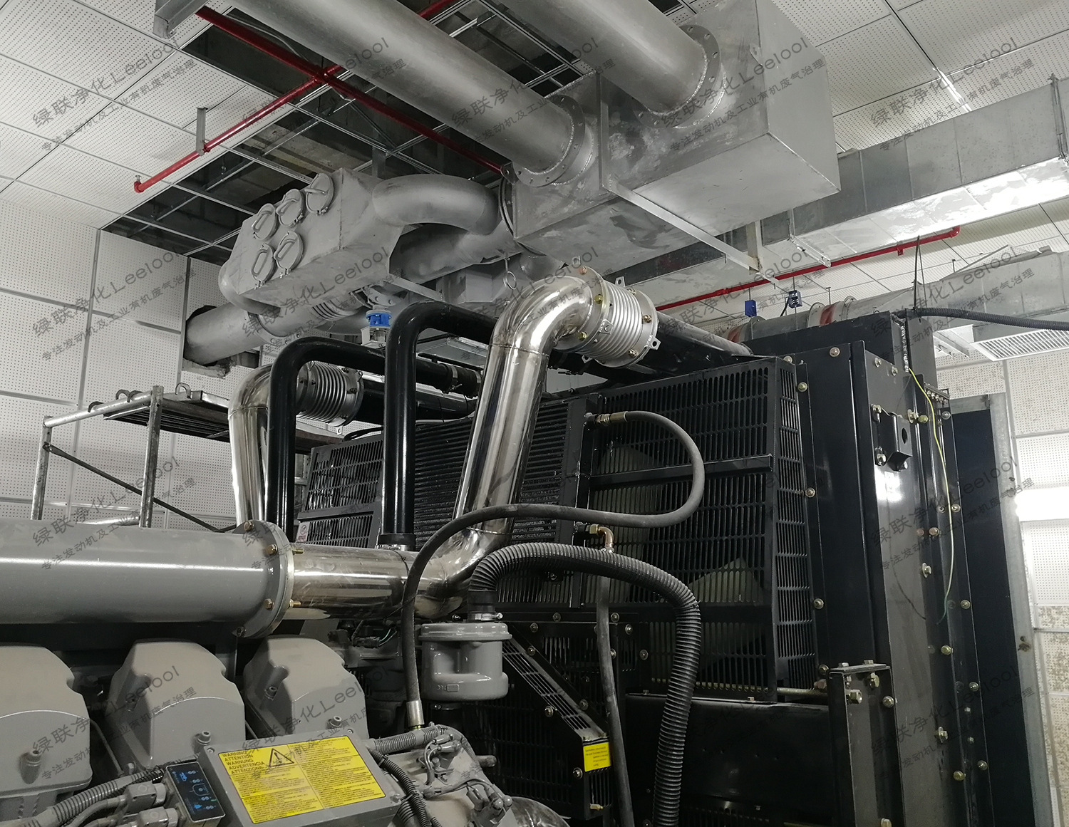 商業大廈備用電源柴油發電機黑煙治理