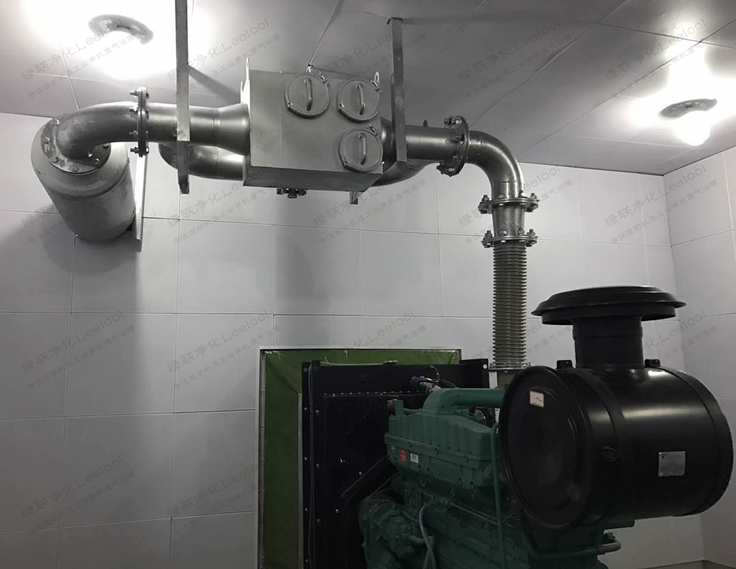 柴油發電機尾氣凈化裝置黑煙吸附過濾器使用時間長不易堵塞