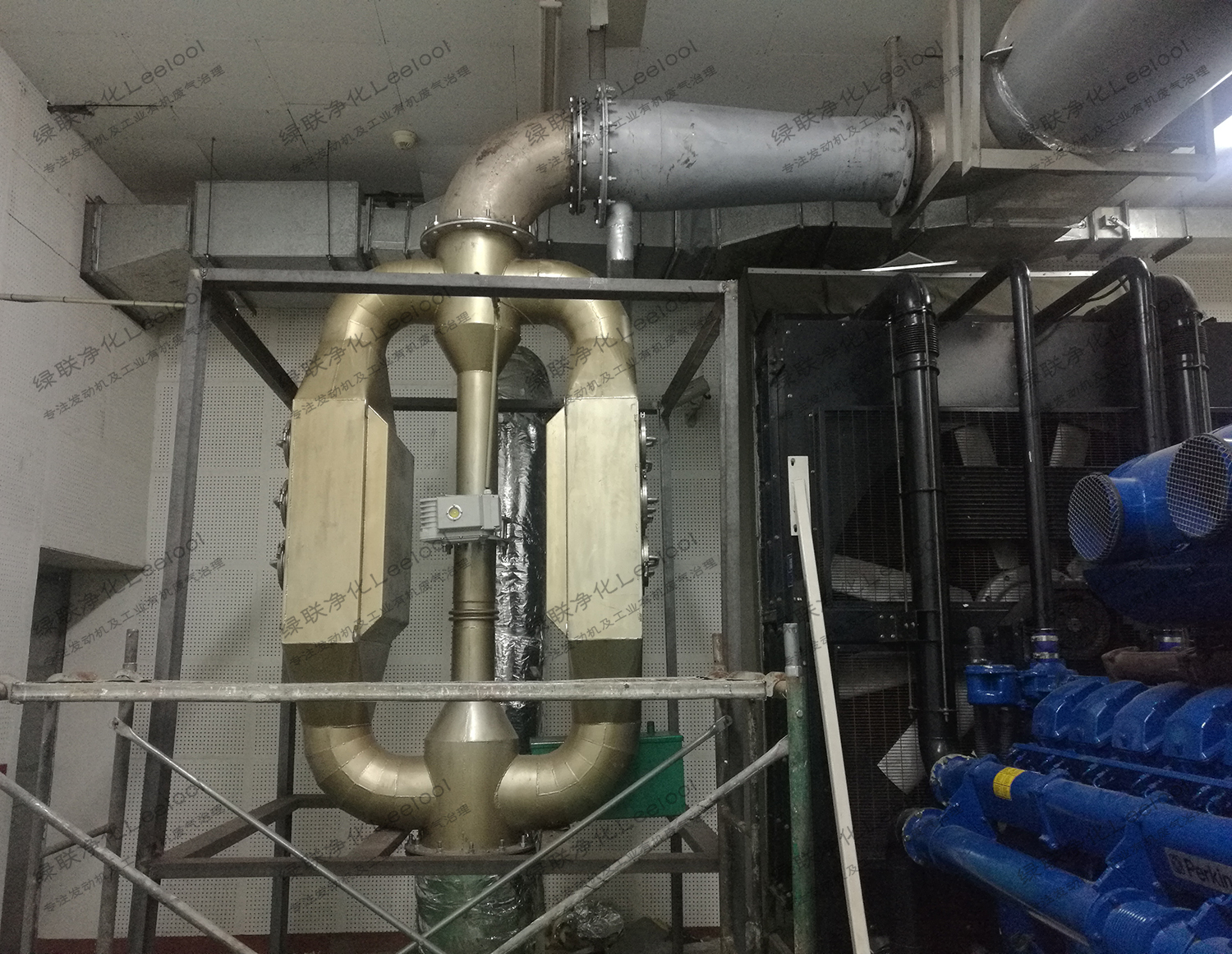 通用型發電機尾氣黑煙凈化器非陶瓷金屬濾芯