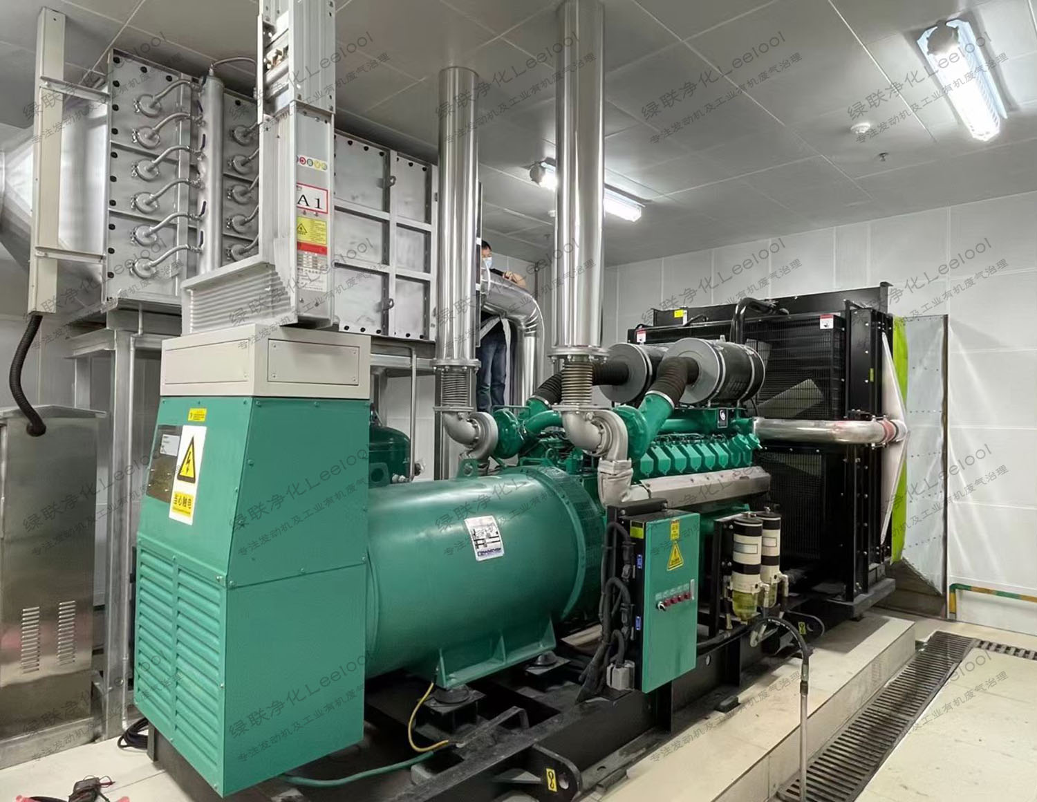 卡特彼勒沼氣發電機尾氣氮氧化物處理