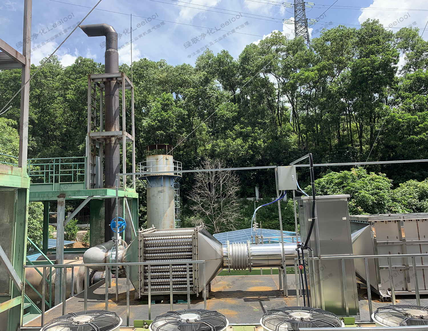 顏巴赫燃氣發電機SCR脫硝設備降低氮氧化物濃度