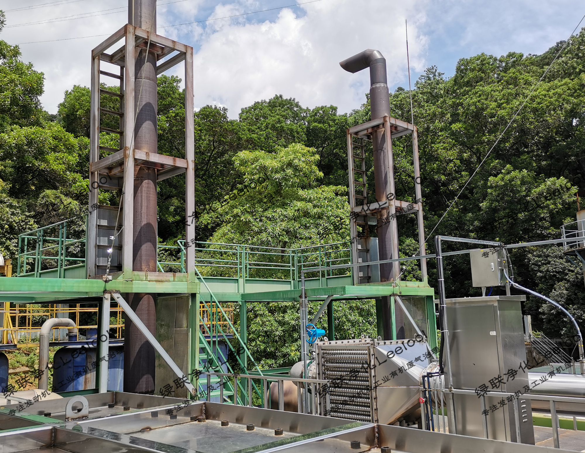 垃圾填埋沼氣發電機氮氧化物治理