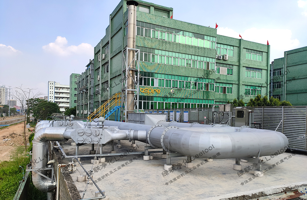 備用發電機組尾氣綜合治理項目現場 備用發電機組尾氣綜合治理項目現場