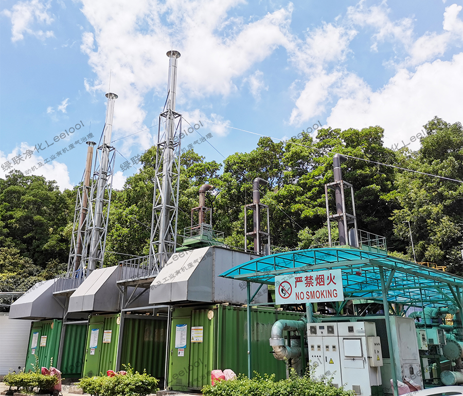 NOx治理丨生活垃圾填埋氣發(fā)電廠三臺1MW顏巴赫沼氣發(fā)電機組尾氣氮氧化物治理