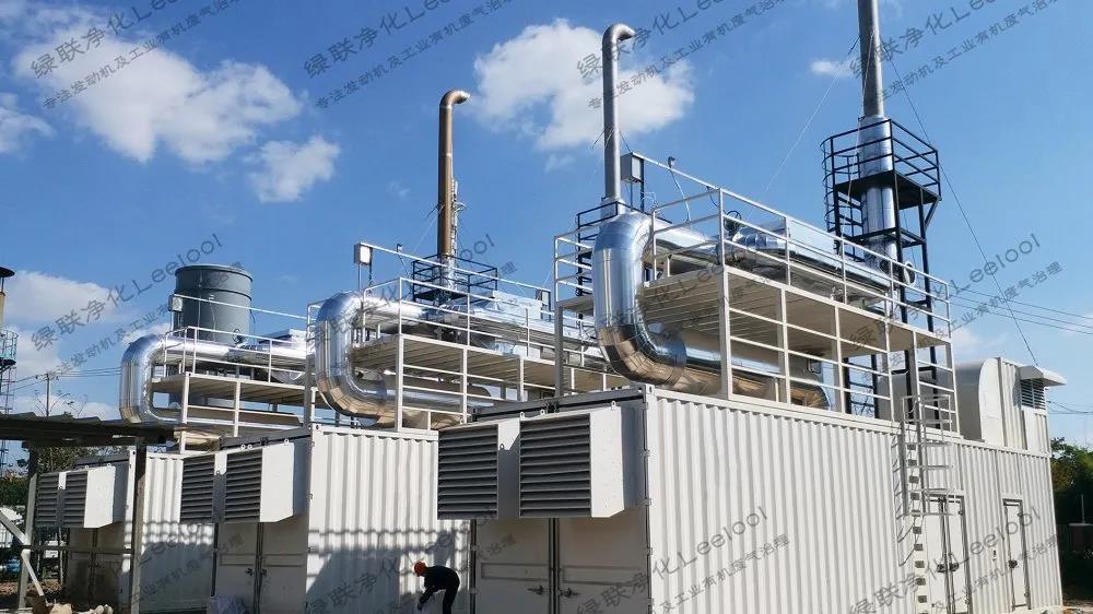 餐廚垃圾填埋發電沼氣發電機尾氣SCR脫硝系統