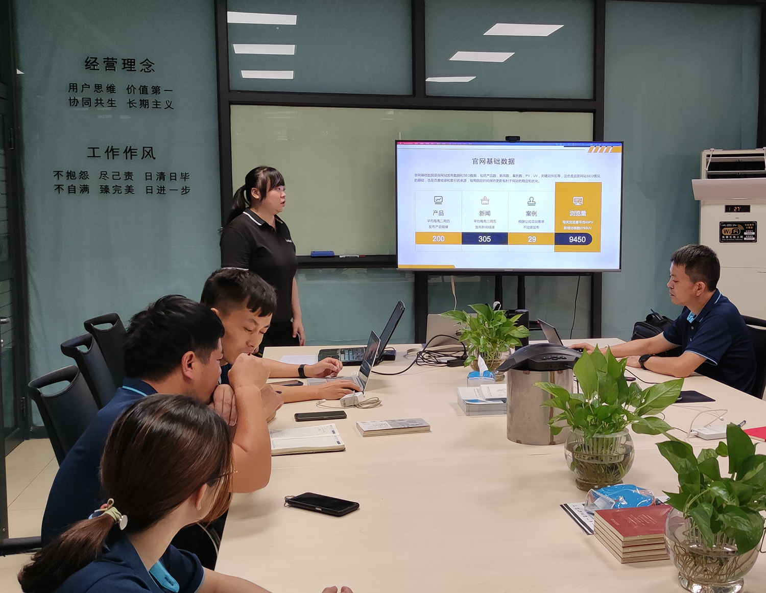 市場部羅經理匯報 市場部羅經理匯報