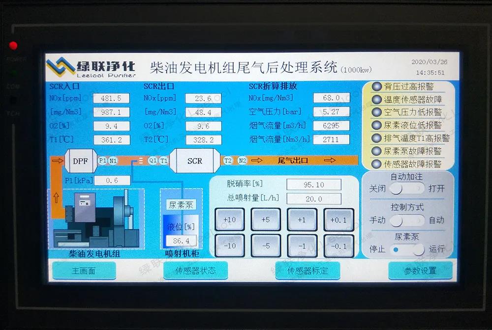 柴油發電機組尾氣后處理系統 柴油發電機組尾氣后處理系統