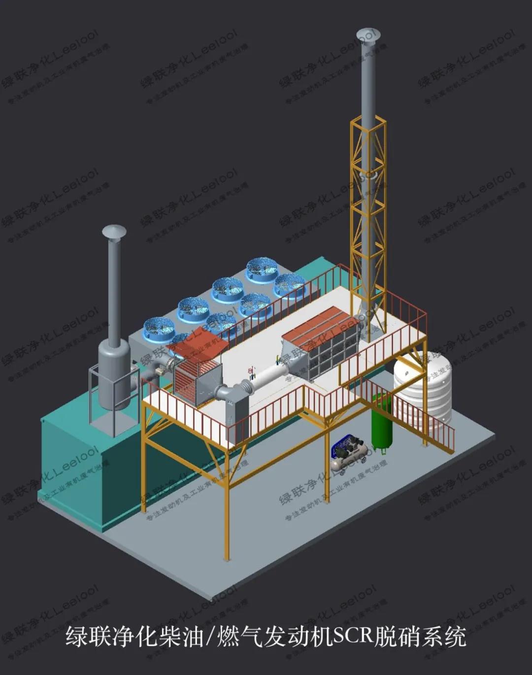 綠聯(lián)凈化柴油/燃氣發(fā)動機SCR脫硝系統(tǒng) 綠聯(lián)凈化柴油/燃氣發(fā)動機SCR脫硝系統(tǒng)